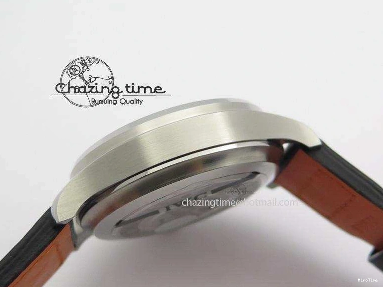 MIROTIME 0306 GoodFit Big Pilot Real PR IW500912 ZF Best Edition Black Dial On Black Leather Strap A 7287